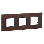 купить Рамка 3 поста Unica Class Кожа Персидский Сафьян MGU68.006.7P2 Unica Top Class Рамки