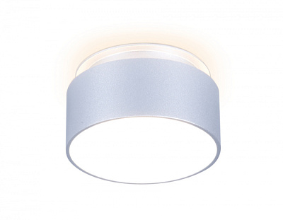 Точечный светильник Ambrella TN191 SL/S серебро/песок MR16 GU5.3 встраиваемый купить Точечные светильники