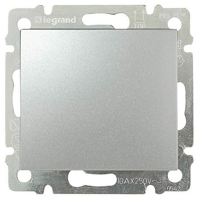 Переключатель 1 клавишный перекрестный Legrand Valena Алюминий 770107 купить Legrand Valena