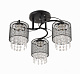 Люстра ламповая LINVEL LV 9263/3 Джери черный E27 60W *3 купить Ламповые люстры