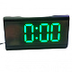 Часы зеркальные NA-6098 зелёный USB купить Часы