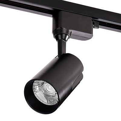Трековый светильник Wolta WTL-25W/01B светодиодный 25W 2000Lm 4000К черный  купить Трековые светильники