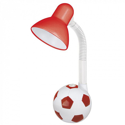 Лампа настольная CAMELION KD-381 C33 Мяч белый-красный Е27 40W купить Ламповые