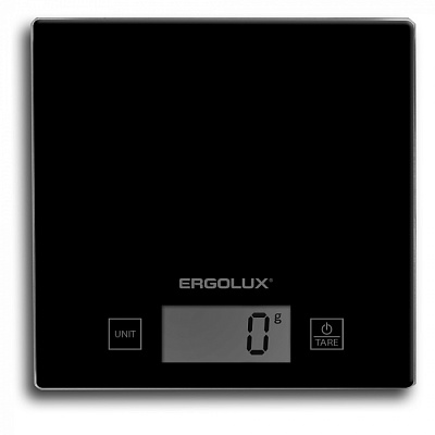 Весы кухонные Ergolux ELX-SK01-C02 черный купить Бытовая техника