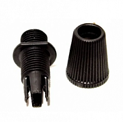 купить Кабельный зажим + гайка круглая в комплекте черный Комплектующие