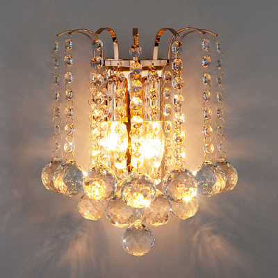 Бра EUROSVET 3299/2 золото Е14 60W *2 купить Бра