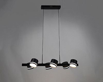 Люстра ламповая Linvel MS1193/6 Колумбия Чёрный GX53 max.11W *6 купить Ламповые люстры