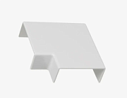 купить Угол плоский L-образный для кабель-канала 15х10 белый Комплектующие