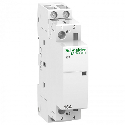 SE Домовой Контактор модульный 16A 230V AC 2HO A9C22712 купить Schneider Electric