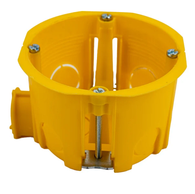 Коробка установочная Schneider Electric D68*45 для гипсакарт с соединителем 351581 купить Коробки монтажные