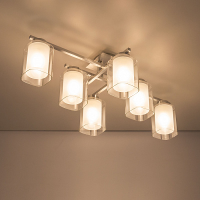 Люстра ламповая CITILUX CL111160 Диез E27 75W *6 купить Ламповые люстры