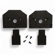 купить Заглушка торцевая для магнитного шинопровода "Гарпун II" MIKAMI MKA-3R2-EC-B черная 2шт Коннекторы, Соединиители и Др.