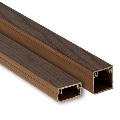 Кабель-канал темное дерево 20*10 2м купить Кабель несущие системы