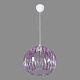 Подвесной светильник 21 ВЕК 0337/1 Розовый+Прозрачный Е27 15W  купить Подвесные светильники