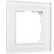 Рамка 1 пост Werkel WL01-Frame-01 белое матовое стекло W0011105 купить Werkel Рамки