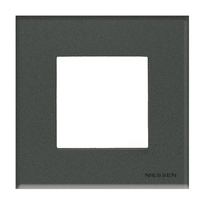 Рамка 1 пост ABB Zenit Стекло Графит N2271 CF купить ABB Zenit