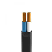 купить Кабель ВВГнг 2*2,5 чёрный плоский LS ГОСТ ВВГнг