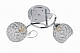 Люстра ламповая LINVEL LV 9259/2 Хезер Хром E27 2*60W  купить Ламповые люстры