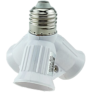 купить Патрон переходник E27-3*E27 Ecola A7W37WEAY белый Патроны