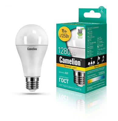 Лампа Camelion LED15-A60/830/E27 купить Светодиодные