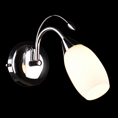 Бра EUROSVET 22080/1 хром Е14 60W с выключателем купить Бра