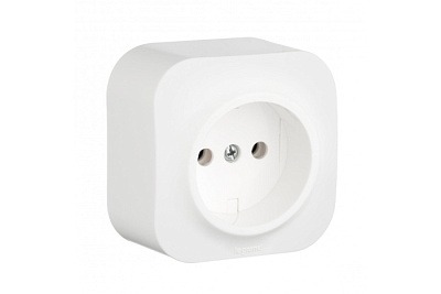 Розетка б/з Legrand Quteo 782210 Белая купить Legrand QUTEO/PLEXO накладные