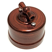 купить Выключатель 2кл  Бирони B1-202-16 Медный век пластик БИРОНИ пластик