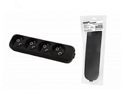 купить Колодка 4гн б/з 10А черная ТДМ 1806-0428 Удлинители