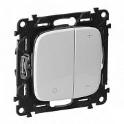 купить Светорегулятор кнопочный 400Вт Legrand Valena Allure Белый 752762   Legrand Valena Alure