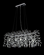 купить Люстра ламповая Linvel LV 9469/10 Франческа Хром G9 40W 1000х1000х400мм Ламповые люстры