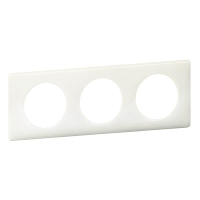 Рамка 3 постовая Legrand Celiane 066633 Белый глянец купить Celiane 1