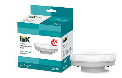 Лампа светодиодная IEK GX70 12W 4000K 1140 Лм купить Светодиодные