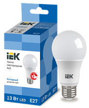 купить Лампа светодиодная IEK A60 13W E27 6500K 1170 Лм Светодиодные