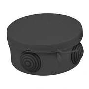 купить Коробка распределительная Uplast 040-039Ч ОУ 85*40мм IP54 черная Коробки монтажные