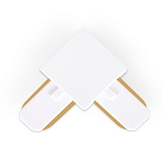 купить Коннектор угловой для шинопровода Ambrella GL7070 WH белый  Коннекторы