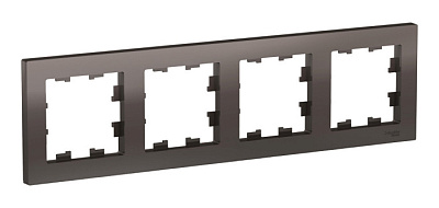Рамка 4 поста AtlasDesign Мокко SE ATN000604 купить AtlasDesign