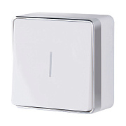 купить Werkel Выключатель WL15-01-04 белый (1-кл с подсв.) W5010101 Werkel Gallant  накладные