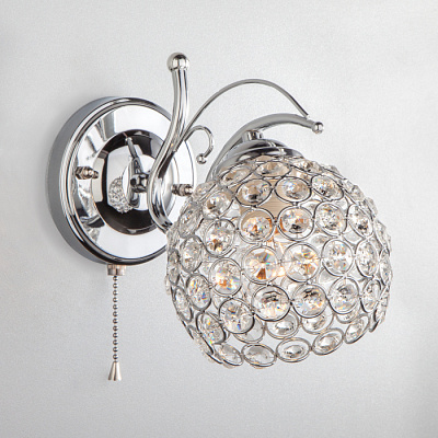 Бра EUROSVET 7777/1 хром E27 60W купить Бра