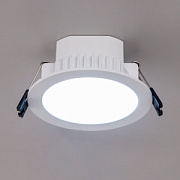 купить Точечный светильник CITILUX CLD008110V LED Акви Белый 7W светодиодный IP44 Встраиваемые