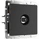 Розетка телевизионная Werkel WL08-TV черный матовый W1183008 купить Werkel