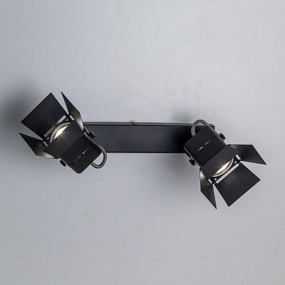 Спот CITILUX CL526522S Рубик черный GU10 2*50W купить Споты