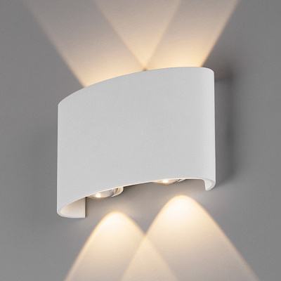 Светильник Techno 1555 LED белый Electrostandart 4W (290Lm) купить Садово-парковые