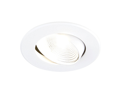 Точечный светильник Ambrella Light S480 W светодиодный белый поворотный 5W 4200 K купить Встраиваемые