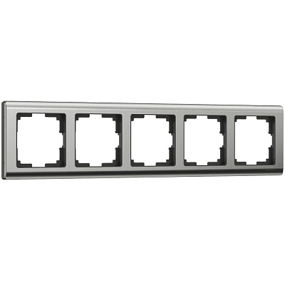 Рамка 5 постов Werkel WL02-Frame-05 глянцевый никель W0051602 купить Werkel  Рамки