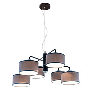 купить Люстра ламповая CITILUX CL428261 Форма Венге Серый E27 60W *6 Ламповые люстры