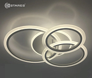 купить Люстра светодиодная Estares Sonne 4R-APP-600x530x120-WHITE/WHITE 90W Светодиодные люстры