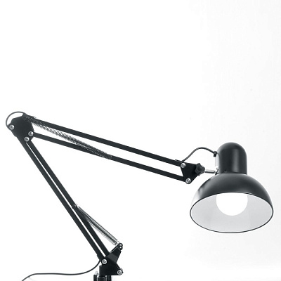 Лампа настольная Feron DE1430 черный на стубцине E27 60W купить Настольные