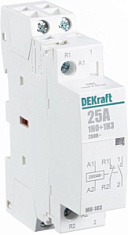 купить Контактор модульный MK-103 1HO+1H3 25A 230B 18065DEK Dekraft DEKraft