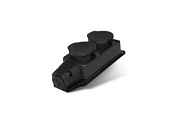 купить Колодка каучук Proconnect 2роз.16А 2P+E IP44 каучук 111-112-4 Вилки, Колодки