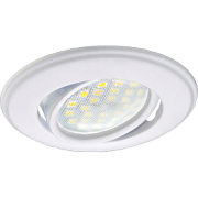 купить Точечный светильник Ecola DH03 MR16 белый GU5.3 Встраиваемые